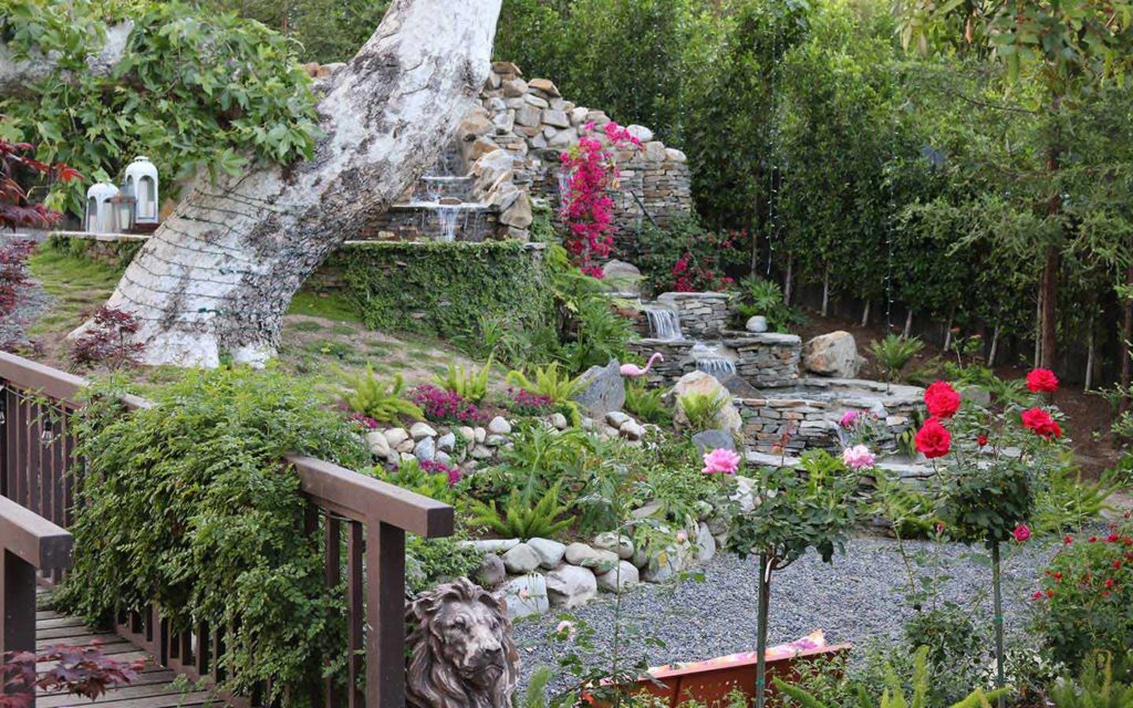 Olmos landscapes and water features