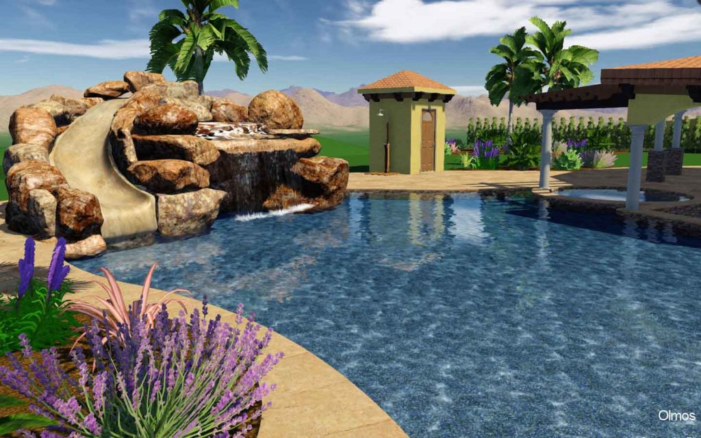 Olmos-pools spas and grotto design in Sherman Oaks and also serving Encino, Studio City and Northridge
