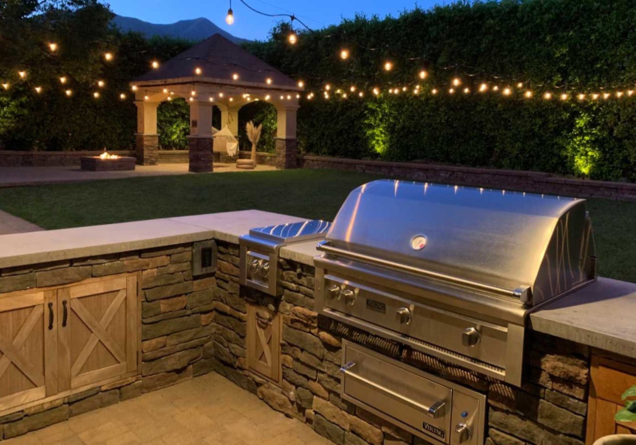 Olmos outdoor kitchens in Sherman Oaks Encino Studio City and Northridge homes